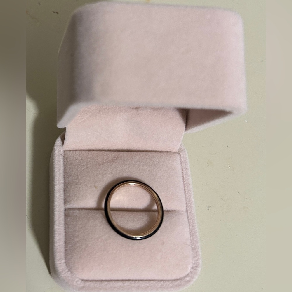 Pandora ME Black Enamel Ring